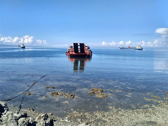 菲律宾Iligan 20MW [Net] Steam Turbine Genset Project海上取排水管线工程项目首批人员到达施工现场进行准备工作