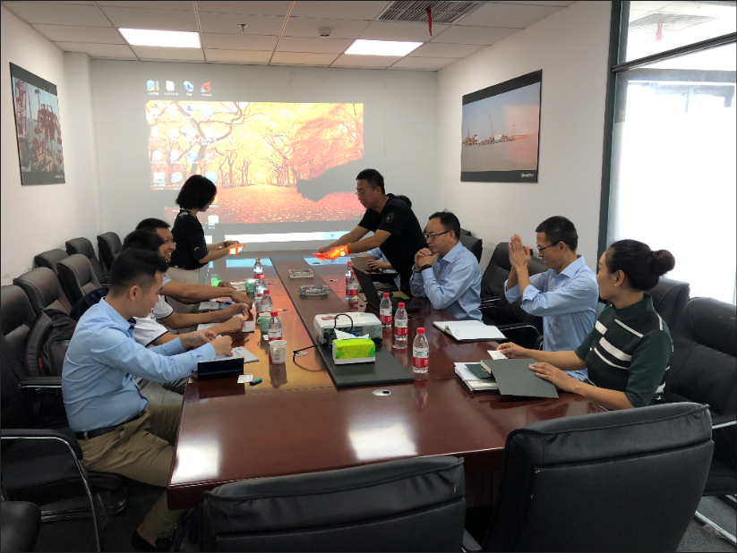 恒大集团项目考察组对我司进行项目考察