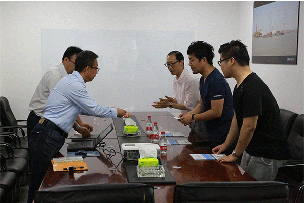 我司与日本SUNTECH公司洽谈合作