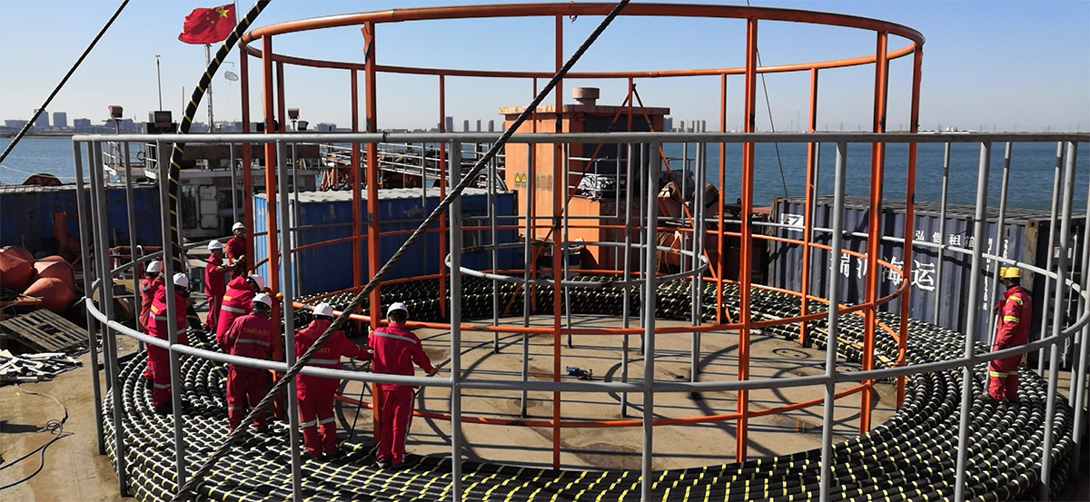 祝贺唐山乐亭菩提岛海上风电场300兆瓦示范工程35KV海底光电复合电缆敷埋设项目顺利开工
