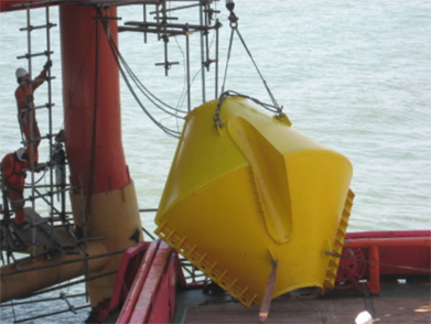 JZ9-3油田平台抗冰锥设计、制作、安装项目（2009年--中海油）