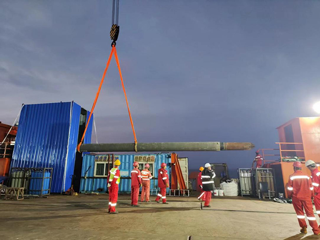 冀东南堡1-29储气库先导试验地面工程注采集输管道项目铺管船施工项目顺利成交并正式开工！