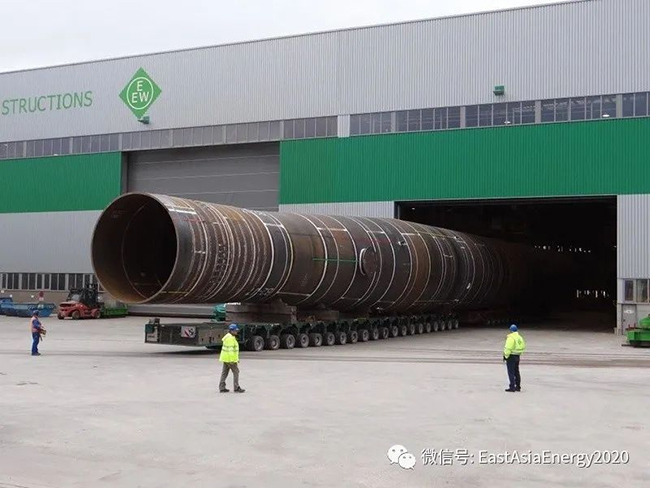 单根1895吨！德国EEW完成建造用于美国首个商业化海上风电项目单桩基础