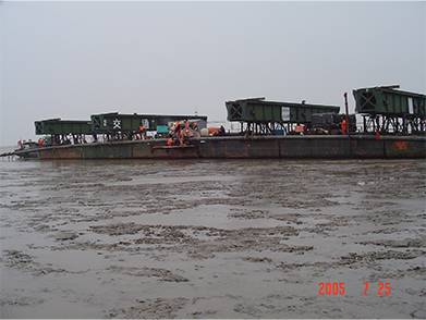 辽河油田海南8海底管线铺设项目（2005年--中石油）