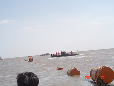 辽河油田海南8海底管线铺设项目（2005年--中石油）