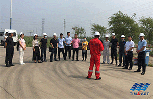 曹妃甸工业区入海排污口工程施工项目举行开工典礼