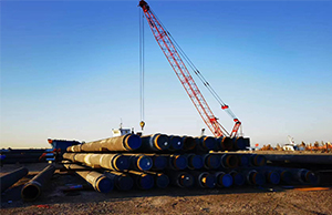 冀东南堡1-29储气库先导试验地面工程注采集输管道项目铺管船施工项目顺利成交并正式开工！