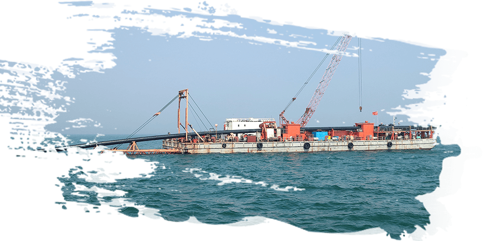 海底排污、输送水管道铺设和维修