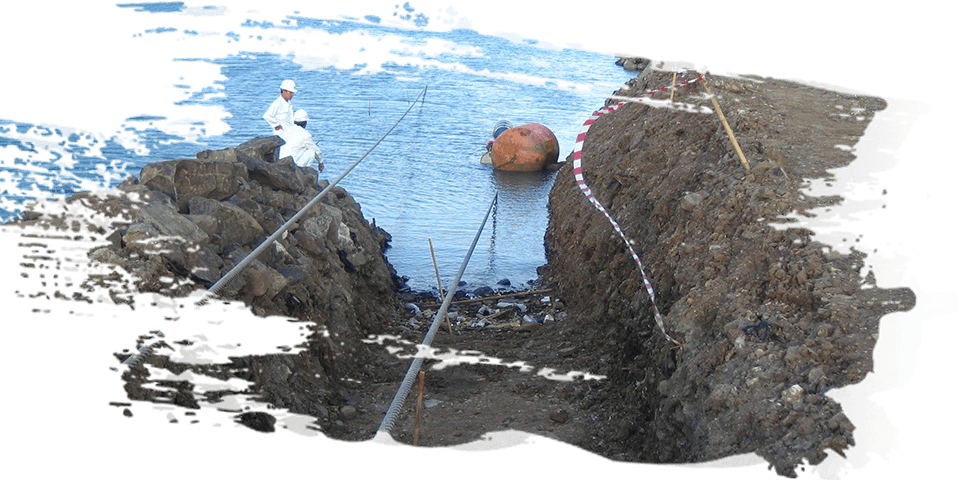 海底管线登陆安装