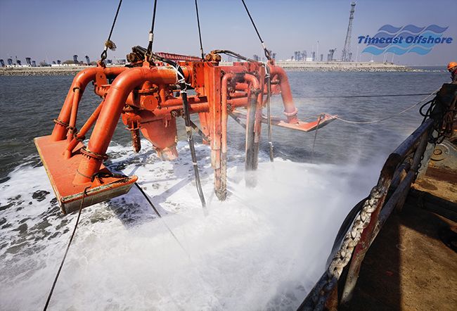 冀东油田NP1-1D及其辖区节能低碳示范区建设工程 海底管线后挖沟施工项目顺利完工