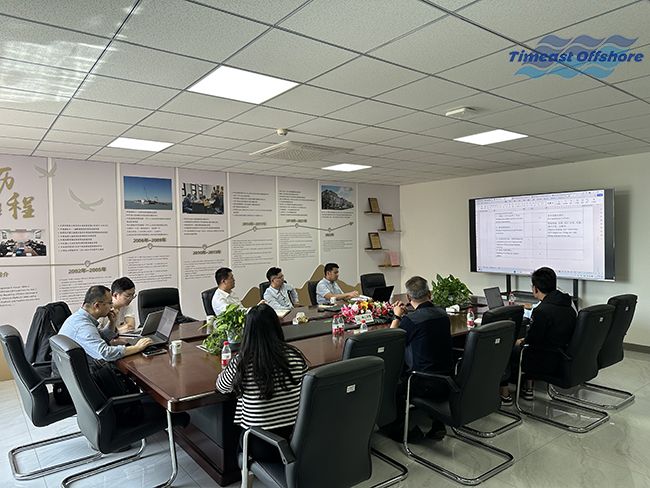 中交第三航务工程局莅临我司洽谈国际项目合作