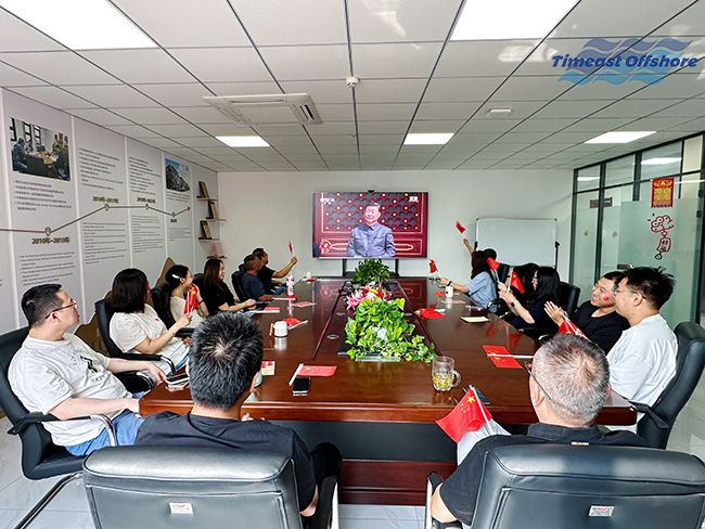 承阅兵荣光 凝爱国力量 —— 天易海工纪念抗战胜利 80 周年